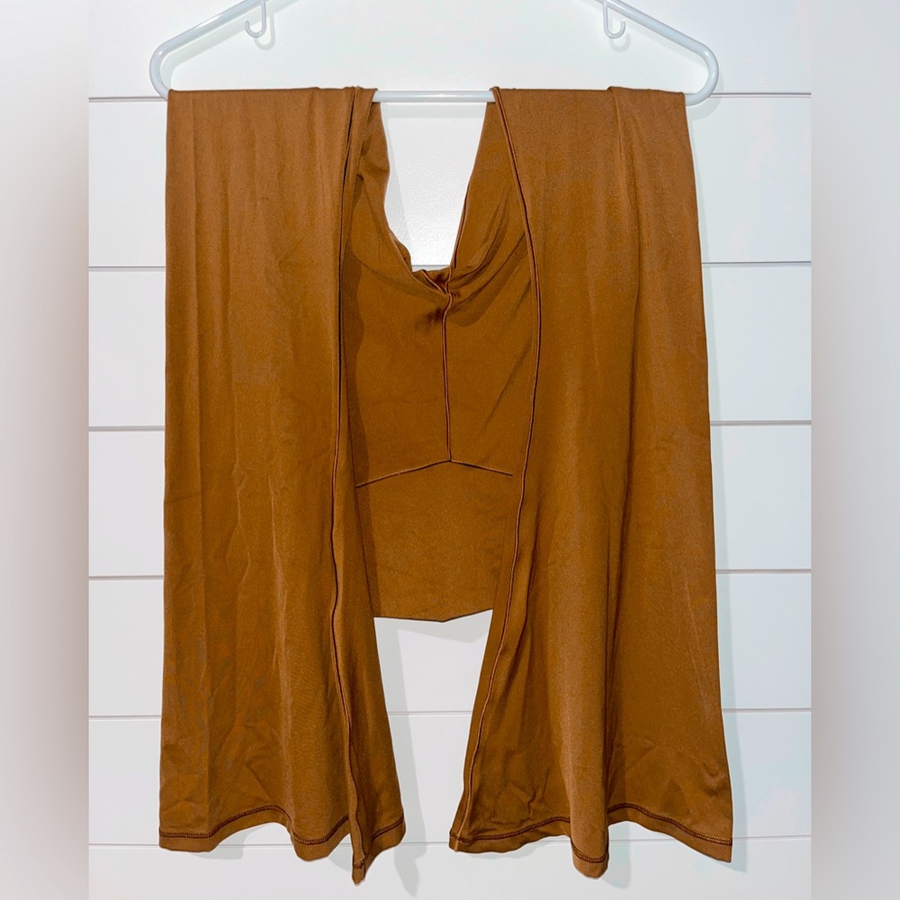 aerie flared cross over leggings